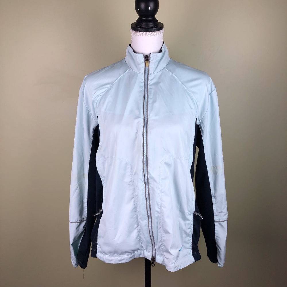 Nike Run Blue Windbreaker Jacket Medium